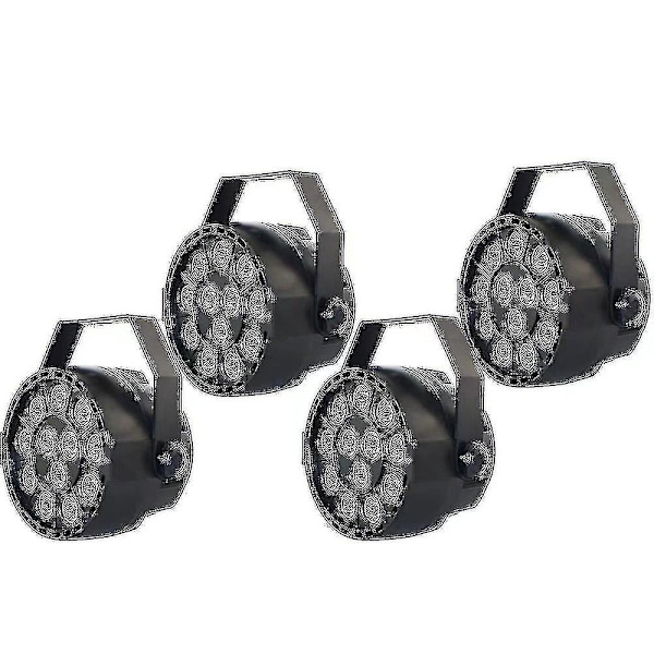 4x Led Par64 Scenebelysning Rgbw Dmx512 Scenebelysning - WELLNGS