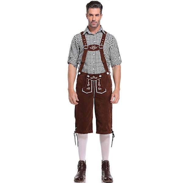 Halloween Kostumer 2024 M-XXL Stor Størrelse Tysk München Mænds Oktoberfest Tøj Uniform Mænds Sceneoptræden Tøj - WELLNGS z9 L