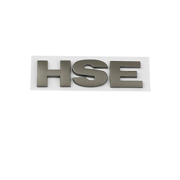 3d Abs Hse V8 Kirjaimet Auton Takaosan Tavaratilan Lokasuo Merkki Embleemi Tarrat Maasturille Land Rover Range Rover Sport Vogue Discovery 4-WELLNGS HSE-Gray