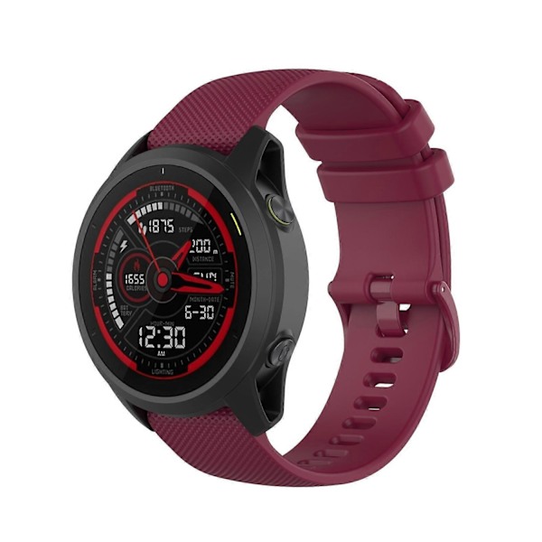 til Garmin Forerunner 745 urrem - WELLNGS Red Wine