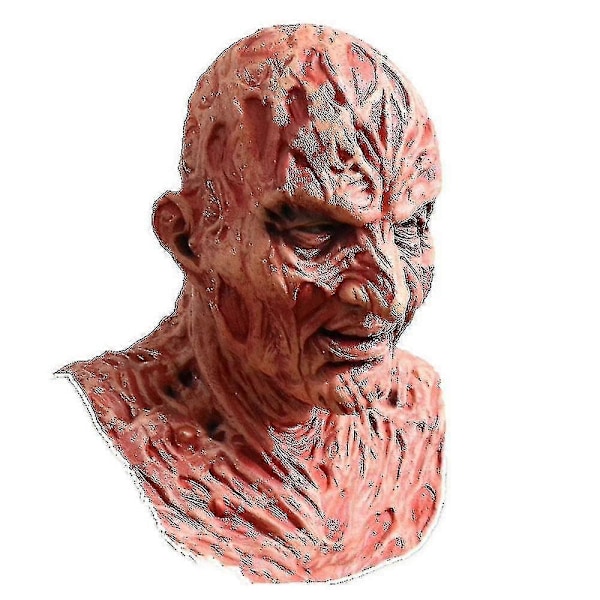 Freddy Krueger Latexmaske Karneval Halloween Realistisk Voksenfest Skummel Cosplay Rekvisitt_FIP9-WELLNGS