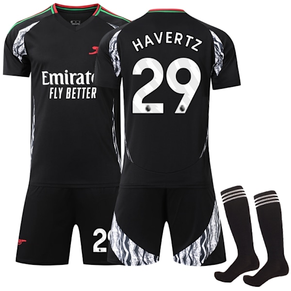 2024-2025 Arsenal Aawy Barnfotbollströja Nr 29 Havertz-WELLNGS 20