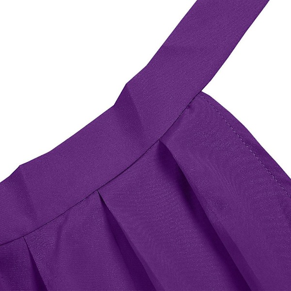 Fashion Anime med en stuepigekostume sød Cosplay rollespil kjole-WELLNGS Purple L