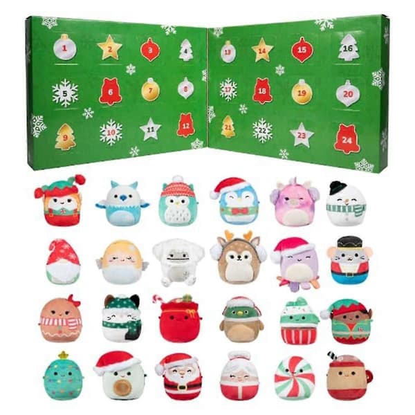 24-dages Micromallows Julekalender Julekalender Jule PVC Materiale-WELLNGS