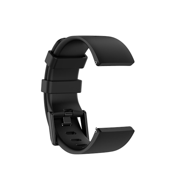 Silikone urrem til Fitbit Versa 2/Versa Lite/Størrelse: L-WELLNGS Black Other Phone Models