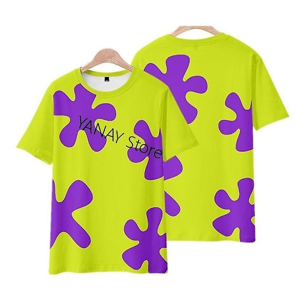 Alennuksessa Kesä Patrick Star Shorts T-paita Sarjat Loma Ranta Ranta Housut Miesten Kukka Housut Trendi Ympäri Surf Casual Housut-WELLNGS 6 4XL