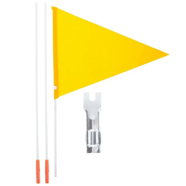 1 set Cykelsäkerhetsflagga Cykelsäkerhet Triangulär Flagga Vattentät Säkerhetsflagga-WELLNGS