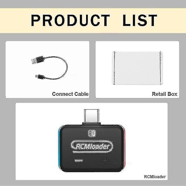Switch Rcm Loader Injector Switch Rcm Loader Injector Rcm Loader Verktyg Dongle Kit för Nintendo Switch Ns-WELLNGS