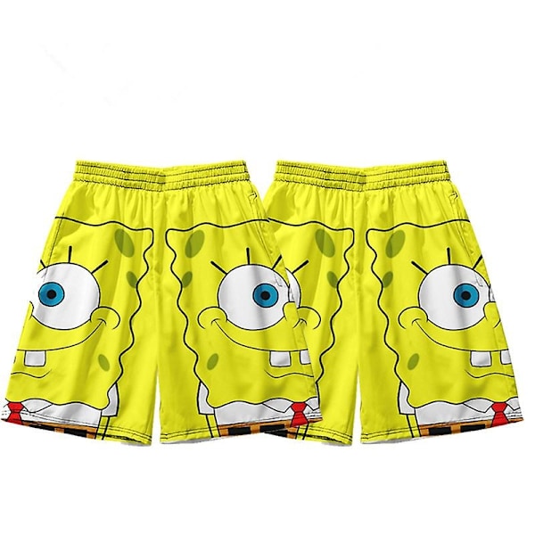 On Sales Sommer Patrick Star Shorts T-shirt Sæt Ferie Strand Strandbukser Herre Blomsterbukser Trend Rundt Surf Casual Bukser-WELLNGS 20 M