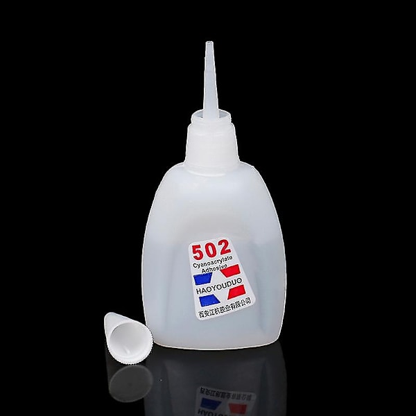 3 stk. Super Flydende Lim 502 Instant Hurtigtørrende Cyanoacrylat Lim Stærklim-WELLNGS