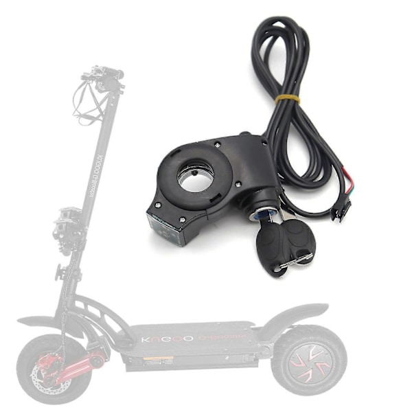 Tändningsnyckelbrytare Startlås för Elscooter Kugoo G-booster-WELLNGS