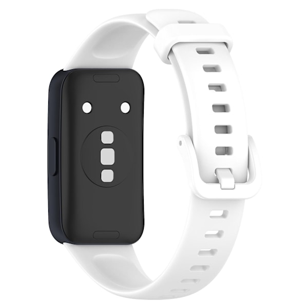 Kompatibel med Huawei Band 8 Silikonrem Vanntett Myk Klokkereim - WELLNGS White Type F Huawei Band 8