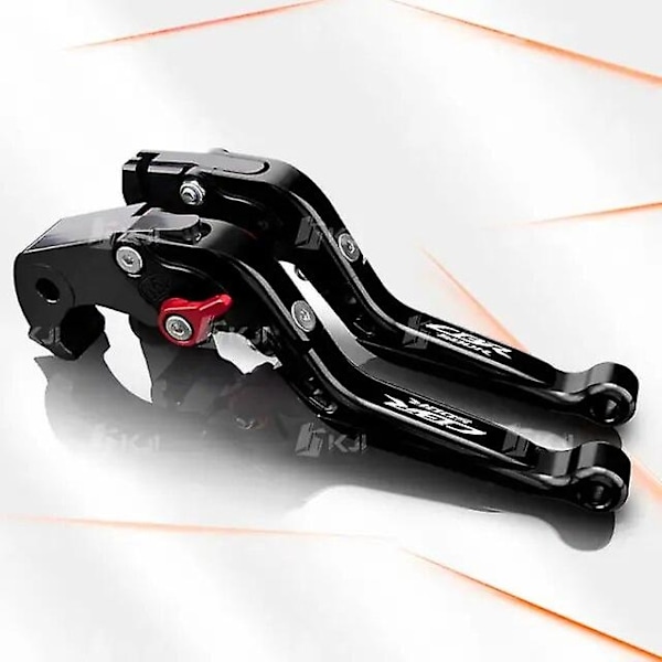 for Honda CBR500R CBR 500R 2013-2021 Justerbar Clutchspak Bremsspak Sett Justerbar Folding Håndtaksspaker Motorsykkel Tilbehør DelerMotor-WELLNGS Black-Red Button