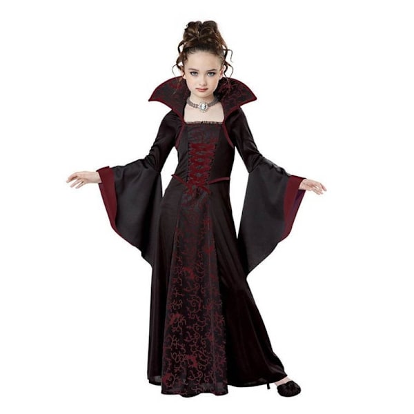 Halloween Rolleleg Witch Vampire Kostume Børn Pige Disfraz Karneval Klæd Ud Fest Kvinders Børns Optræden Kostume 120cm-WELLNGS 120cm B