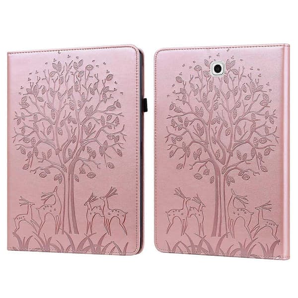 til Samsung Galaxy Tab S2 9.7 PU Læder Etui - WELLNGS Pink