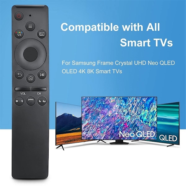 Fjernkontroll Bn59-01312a for Universal Smart-tv, erstatning for Bn59-01312b/h/g Bn59-01312f Bn59-0131-WELLNGS