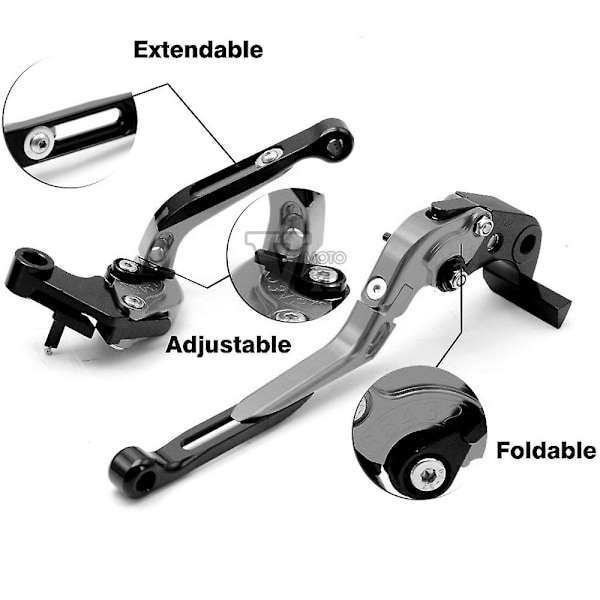 Cbf600 Cbf 600 Motorsykkel Aluminium Brems- og Clutchspaker Styrehåndtak Endestykker for Honda Cbf600 2006 2007-WELLNGS CBF600 2006-20077