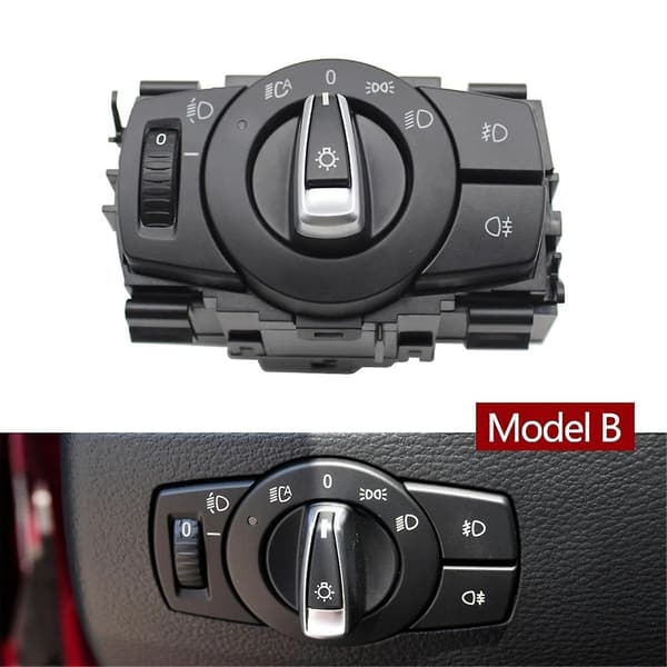 61319169404 61319169403 Bryter for hovedlys, roterende knapp for 1 3 X1-serie E81 E87 E90 E91 E92 E84, B-WELLNGS