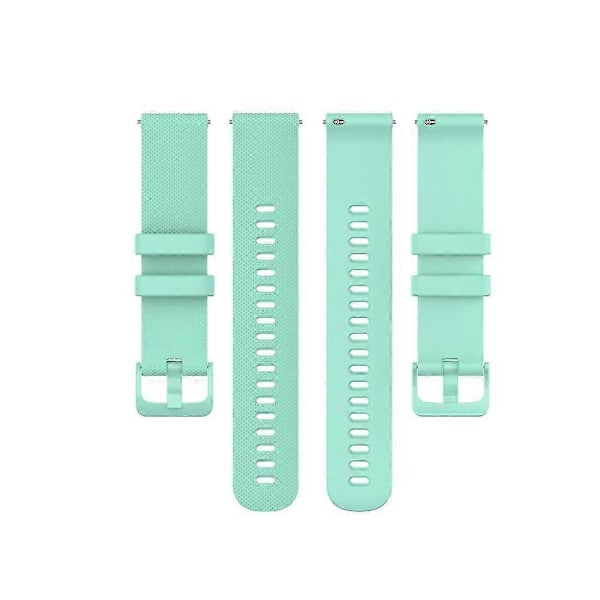 för Garmin Vivoactive 4 22mm Silikon Armband-WELLNGS Teal Green
