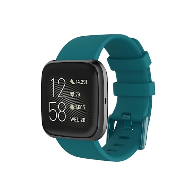 Silikoniranneke Fitbit Versa 2/Versa Lite -koko: L-WELLNGS Dark green Other Phone Models