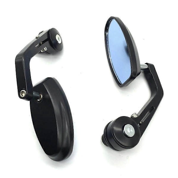 Motorsykkel Cruiser Chopper ATV 7/8'' 22mm Styreende Bakspeil Kompatibel med Ducati Monster 620 696 750 796 900 1000 1100 S2R-WELLNGS black