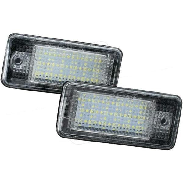 LED-kilpien valot 18 SMD Audi A3/S3/A4/S4/A5/S5/A6/S6/A8/S8/Q7-WELLNGS