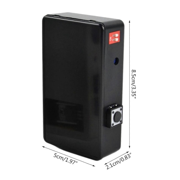 150MHz EMP Generator US/EU-kontakt Glödlampsdetektor Högfrekvent Högeffekts Elektromagnetisk Pulsgenerator Justerbar Svart-WELLNGS Black