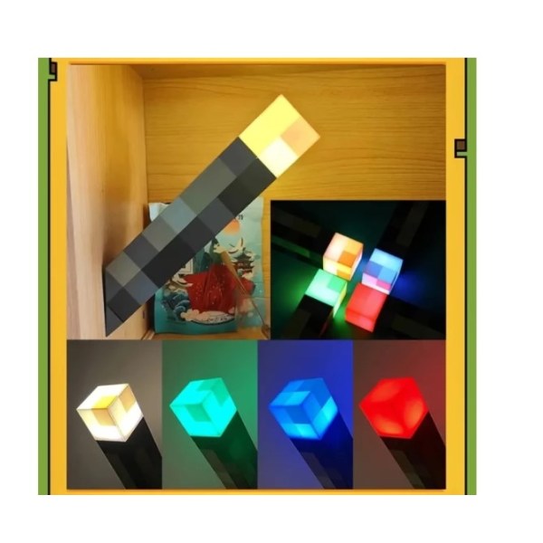 Minecraft-lampa 28CM-WELLNGS