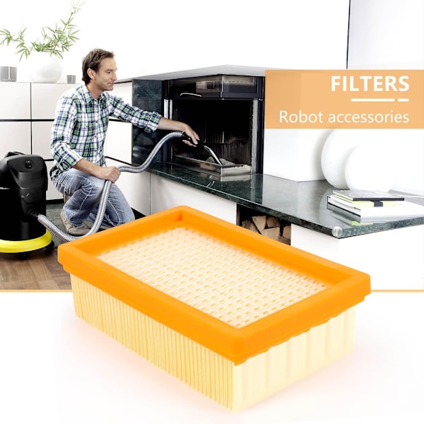 Imurin suodattimen vaihto Karcher Flat-pleated Mv4 Mv5 Mv6 Wd4 Wd5 Wd6 P Premium Wd5-WELLNGS