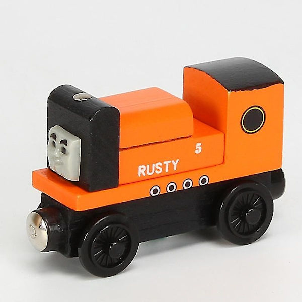 Thomas og vennene hans tog tankmotor i tre jernbane magnet samle gaveleker-WELLNGS rusty