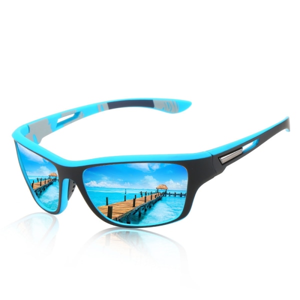 Polariserade herrsolglasögon Sportglasögon fiske cykling UV400 Polariserade glasögon för män kvinnor TR90-WELLNGS