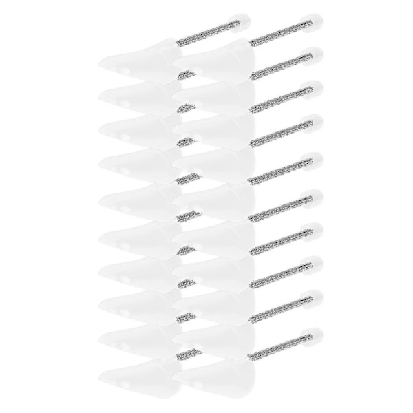 10 par skostöd i plast, skosträckare, transparenta skoformgivare Wi-WELLNGS