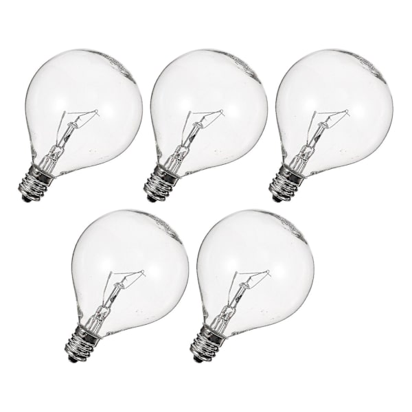 5 st E12 Doftvax Diffuser Lampa 25w Dimbar Globe Klar Ljuskälla -CDSX-WELLNGS