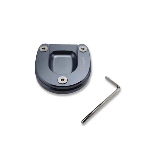 Passer til Vespa Gts300 125 Sprint150 Aluminium Legering Motorcykel Sidebeslag Udvidelsesbeslag Udvidelsesplade Pude Motorcykel Tilbehør - WELLNGS GTS300 Grey