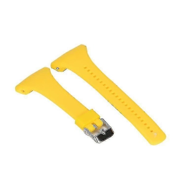 för Polar Ft4 & Ft7 Silikon Armband-WELLNGS Yellow