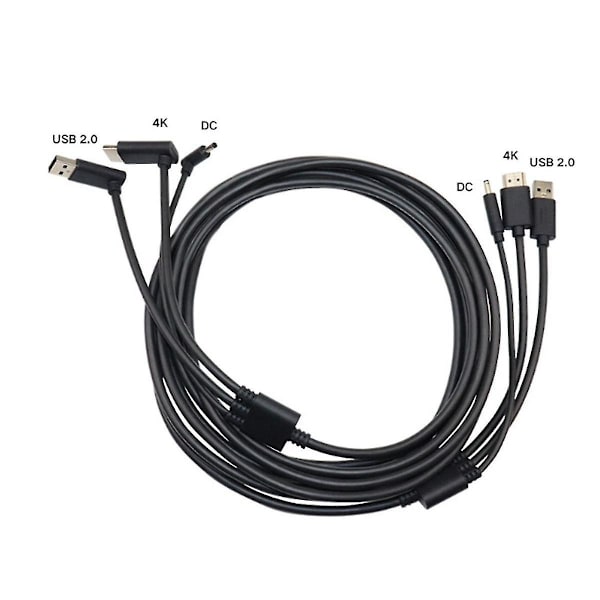 3-in-1-lisävarusteiden vaihtokaapeli - yhteensopiva 5 m, USB, Power Vr -pelit - WELLNGS