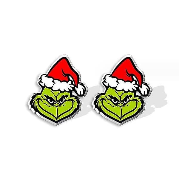 Mr. Grinch Øreringe, til kvinder, piger, super søde Grinch Øreringe - WELLNGS Style2