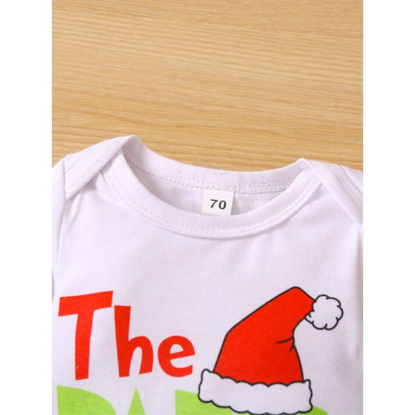 Vauva, joka varasti joulun asun vauvanpojat Tytöt Xmas Vihreä Karvainen Monster Puku Vaatteet Set-WELLNGS Style 3 9-12 Months