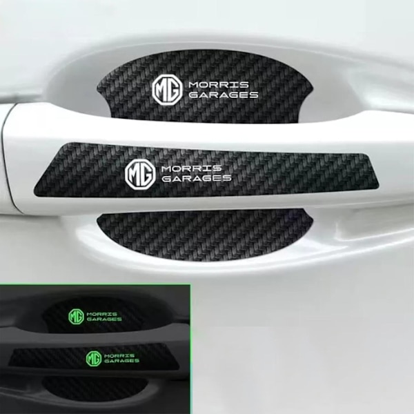 8 stk. Lysende klistremerker for bildørhåndtak, høyeffektive klistremerker for Mitsubishi-WELLNGS 1 18