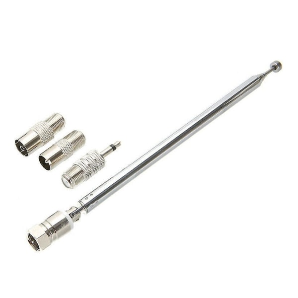 FM-radioantenne FM-teleskopantenne 75 Ohm F-type han-stik - WELLNGS