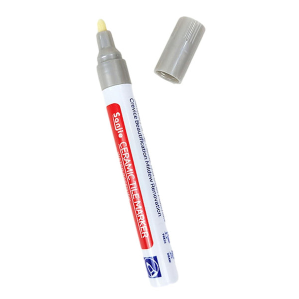 Vanntett Fugenfyllerpenn for Fliser Lettvekt Flisfyllingstilbehør for Restaurering av Flisvegg Fl-WELLNGS Silver 1pcs