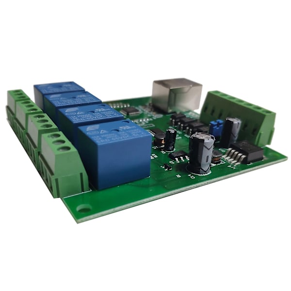 Lan Ethernet Rj45 Tcp/ip Web-kaukosäädinlevy 4-kanavaisella releellä Udp W5500 Verkkokäyttö Contro-WELLNGS