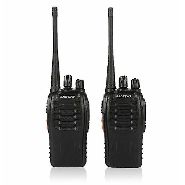 2X Radiopuhelin Bf-888s Kannettava Kaksisuuntainen Radio 5w Uhf 400-470mhz Ladattava - WELLNGS