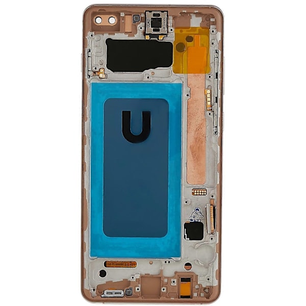 for Samsung Galaxy S10 Plus G975 LCD-skjerm og Digitizer-enhet + Ramme Erstatningsdel - WELLNGS Style E