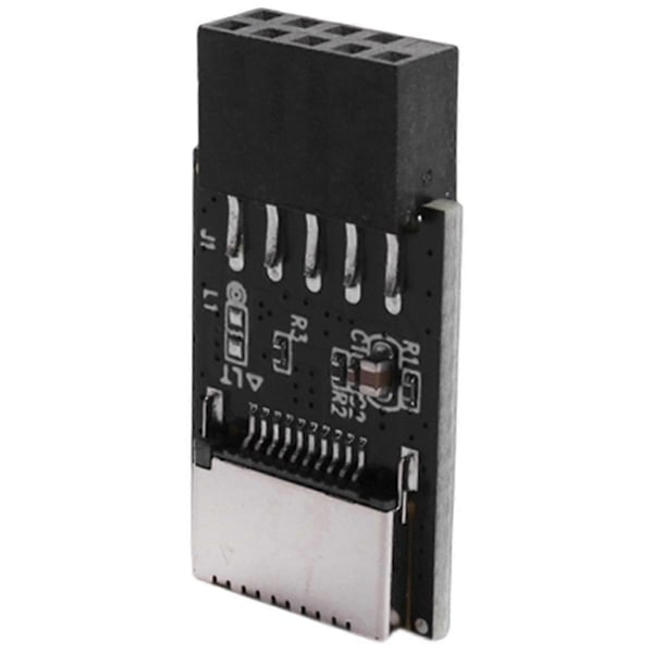 Emolevyn USB2.0 9Pin - TYPE-C A-KEY Etuliitinmuunnin USB3.2 TYPE-E Liitäntäotsikko Ad-WELLNGS