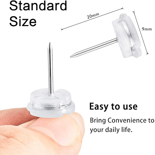 Magneettiset painonapit Magnetacks Magnet Thumbtack Juliste- ja valokuva ripustukset seinille  In Boards (20)-WELLNGS 20