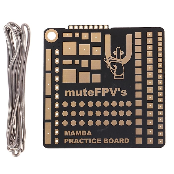 DIY Lödövningstavla för FPV Nybörjare Nya Piloter Förbättra Lödningsnivå DIY-delar 49x49x-WELLNGS
