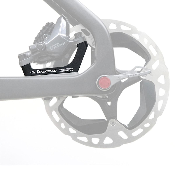 Kocevlo R160p-d Bakre Flat-mount till Post-mount Bromsokadapter för 160mm Rotor Vägskivebroms Fm till Pm-WELLNGS