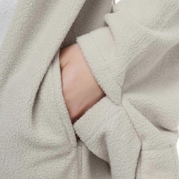 Harmaahylje eläin sarjakuva jumpsuit pyjama miesten ja naisten kotivaatteet-WELLNGS M