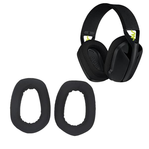 for G435 Headset Ørekoppdeksel Bluetooth G435 Øreputer Bærbare reservedeler, svart-WELLNGS